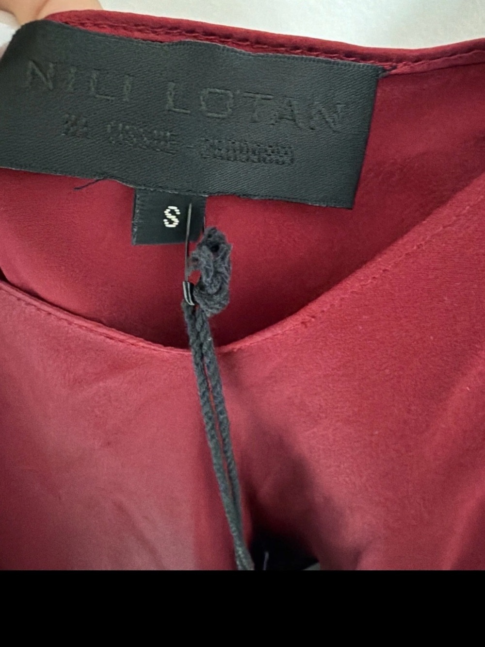 Nili Lotan crimson short cami dress size S never worn - Picture 2 of 4